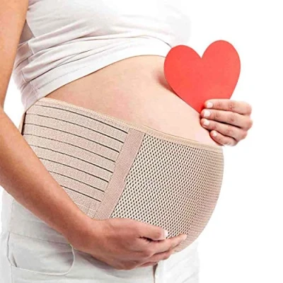 Image of AIWITHPM Maternity Belt Pregnancy Support Belly Band Relieve Lower Back, Pelvic, and Hip Pressure (Breathable/Adjustable)