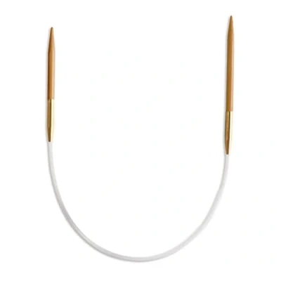 Image of Seeknit KA06127 Bamboo Circular Knitting Needles, Brown, 23 cm x 2.5 mm