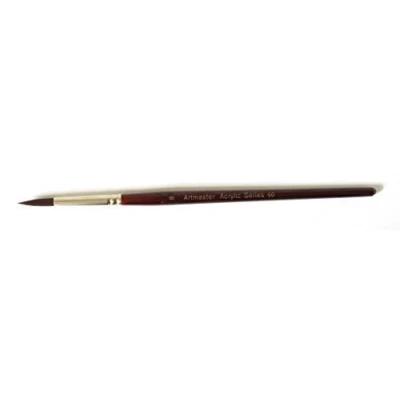 Image of The Art Shop Skipton Artmaster Acrylic Paint Brush Series 60 Round Brushes 12 Sizes (4)