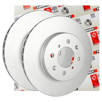 Image of 517121M500, S517122L500, S517123K160 Brake disc FERODO PREMIER DDF1795C 300mm 28mm 5 Vented Coated KIA: cee‘d II Hatchback, Sportswagon