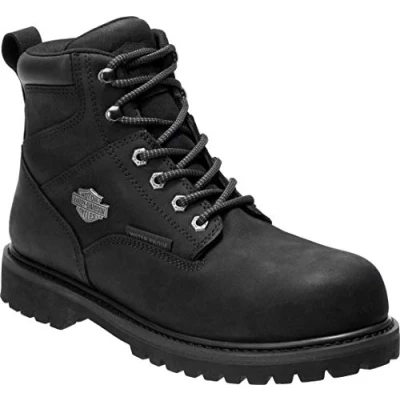 Image of Gavern Leather Men&#039;s Biker Ankle Boots