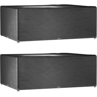 Image of vidaXL Garden Furniture Covers 2 pcs 16 Eyelets 278x204x105 cm Rectangular