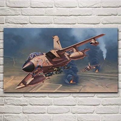 Image of IGHSNZUH Puzzles for Adults 1000 Pieces Jigsaw Puzzle Tornado Aircraft Fighter Bomber Living Room Educational Intellectual Decompressing Toy Fun Family Game Kids 50X75Cm