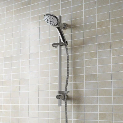 Image of Cas KIT02 c Casino Shower Kit with Single Function Large Handset Chrome Bristan
