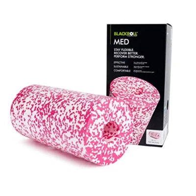 Image of Blackroll Med Foam Roller White/Pink for Effective Muscle Recovery and Relaxation