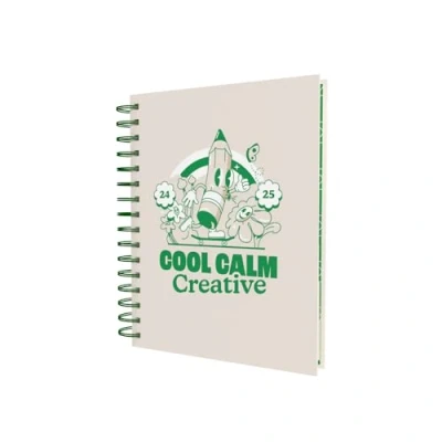 Image of Collins Retro Line Art A5 Day a Page Diary Academic Year 2024 25 Blue Daily Mid Journal for Students, Teachers and Academics on Recyled Paper E RL151.52M 2425 August to 2025