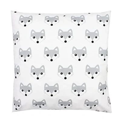 Image of TupTam Children&#039;s Decorative Pillow Case Double Sided Design, Safari/Lion/Brown/Leaves/Green, 40 x 60 cm
