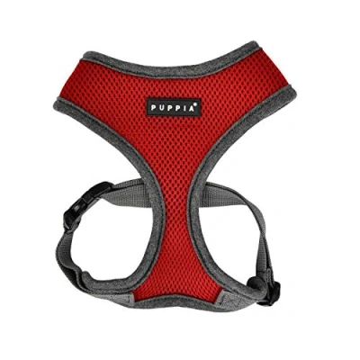 Image of Puppia Soft Dog harness II and adjustable for small or medium dogs,Wine Red