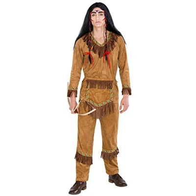 Image of TecTake dressforfun Men’s Costume Native American Chief Eye catching trim incl. sash belt (S no. 300554)