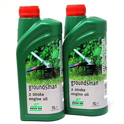 Image of Rock Oil 2 litres Groundsman Stroke Engine Low Smoke Chainsaw Brushcutter Two