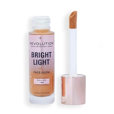 Image of Makeup Revolution Bright Light Face Glow, Brightening Skin Tint, Radiant Finish, Radiance Tan