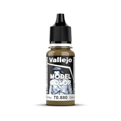 Image of Vallejo Model Color 17 ml Acrylic Paint Khaki Grey