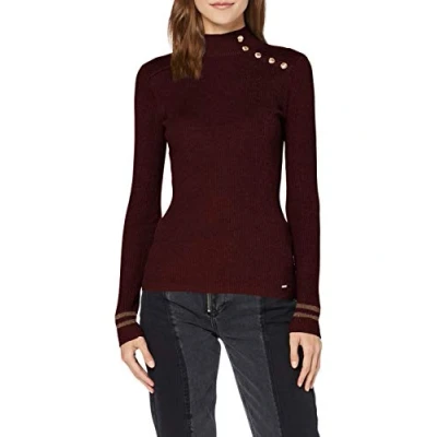 Image of Morgan Women&#039;s 192 mavao.n Pullover Sweater, Wine Red, Medium
