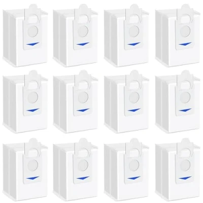 Image of 6/12 Pcs Dust Bags For ECOVACS DEEBOT X2 / Omni Pro/ DEX86 Vacuum Cleaner Robot Replacement Parts, Auto Empty Station DDB030025 (12 Pack)