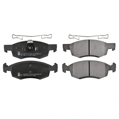 Image of 6001549803 Brake pad set BLUE PRINT ADR164222 Front Axle with piston clip, fastening material attachment