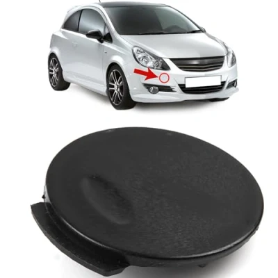 Image of ROBUST Front Bumper Tow Towing Hook Eye Cover Cap for Opel Vauxhall Corsa D 1405962 13179944 2006 2010
