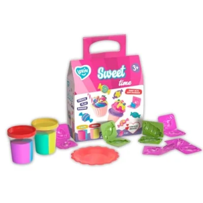 Image of Sweet Time Dough, Lovin Modeling Set with Colour Craft Kits for Kids Arts and Crafts Dough Modelling Sculpting Playdough Ideal Creative Activity Kit Children
