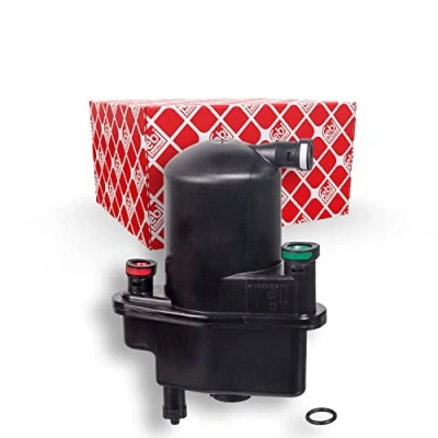 Image of 7701061578, 7701062072, 7701479151 Fuel Filter FEBI BILSTEIN 101446 In Line Filter, with water separator seal ring RENAULT: CLIO 3
