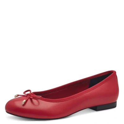 Image of Marco Tozzi Ballet pumps, Women&#039;s, Size: 6, Red High quality imitation leather