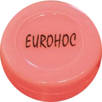 Image of Eurohoc Indoor Ice Hockey Sports Training &amp; Practice Flat Spare Plastic Puck