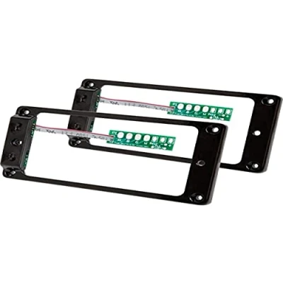 Image of Seymour Duncan Ssts 1S Blk Triple Shot Switching Humbucker Pickup Mounting Ring Set Spacing, Black