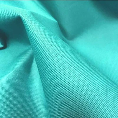 Image of A Express Turquoise 20oz Heavy Duty Thick Waterproof Canvas Fabric 600D Outdoor Cover Sample (10cm x 10cm)