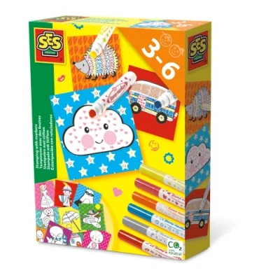 Image of SES Creative 14896 Stamping with Markers, Mixed