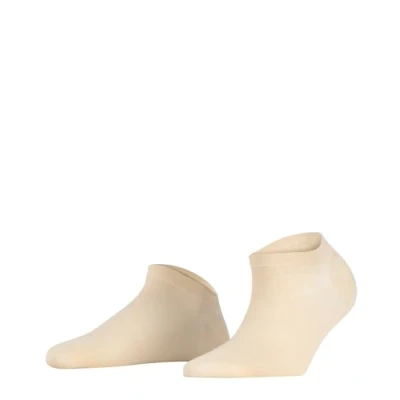 Image of FALKE Women&#039;s Fine Softness 50 DEN W SN Semi Opaque Low Cut Plain 1 Pair Trainer Socks, Beige (Cream 4011), 2.5 5
