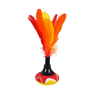 Image of Ububiko Indiaka Feather Ball, Badminton Shuttlecocks Shuttlecock, Wetsuit Hand Shuttlecock Beach Entertainment Indiaca Featherball