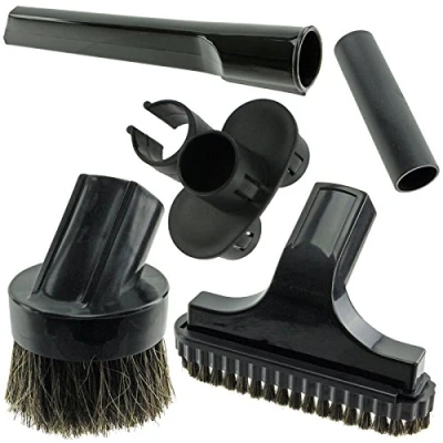 Image of SPARES2GO Mini Brush Stair &amp; Crevice Tool Caddy Kit for Numatic Henry Hetty Vacuum Cleaners (32mm)