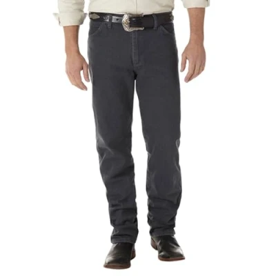 Image of Wrangler Men&#039;s Original Fit Jean Jeans, Gray, 28W / 32L