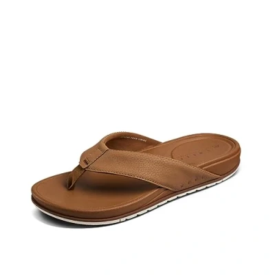 Image of Reef Cushion Bonzer Tbar sandals, Men&#039;s, Size: 12, Tan Pu