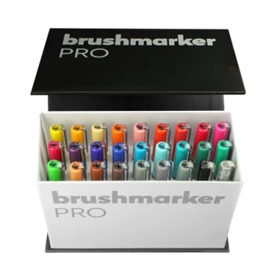 Image of Karin Brushmarker PRO Mini Box 26 colours + 1 blender set, Assorted