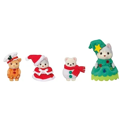 Image of Sylvanian Families 5710 Happy Christmas Friends Dollhouse Playsets