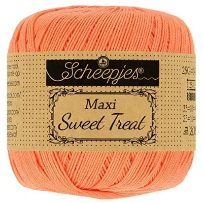 Image of Scheepjes Maxi Sweet Treat 410 Rich Coral Yarn 10x25g
