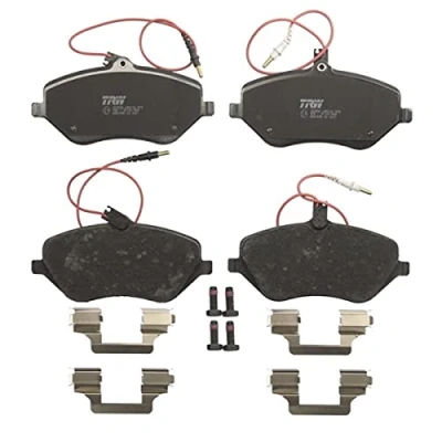 Image of 1611334980, 425411, 4254A0 brake pad set TRW COTEC GDB1595 incl. wear warning contact with caliper screws accessories CITROËN: C5 3