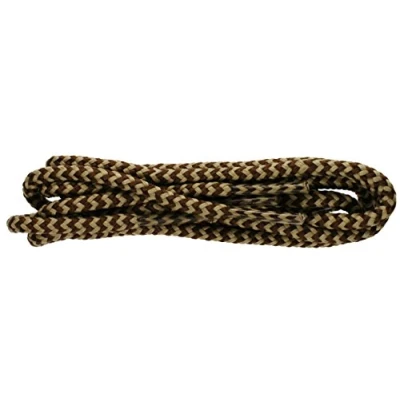 Image of Hiking Boot Laces Heavy Cord 150cm Coloured (Brown/Beige Dog Tooth)