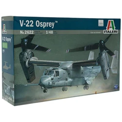 Image of Italeri ITA2622 V 22 Osprey ( ) Model kit, Unpainted, 1:48scale