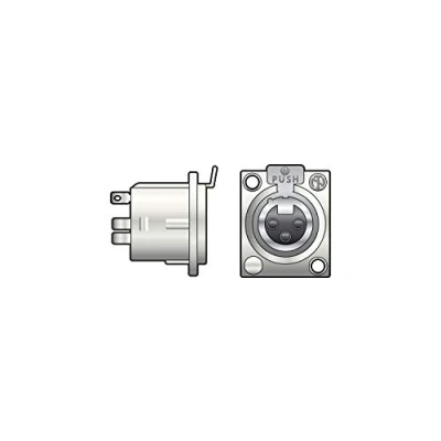 Image of Neutrik 3 Pin XLR Panel Socket NC3FDLX