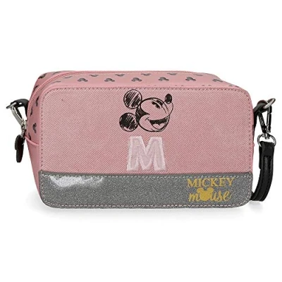 Image of Disney Mickey The Blogger Shoulder bag Pink 19,5x11,5x7,5 cms PVC and Polyester