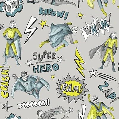 Image of Arthouse Superhero Lime Wallpaper