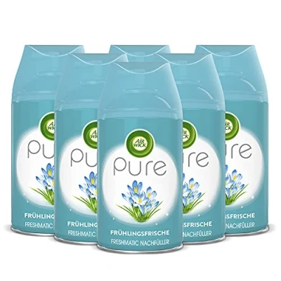Image of Air Wick Freshmatic Max PURE Refill for Spring Fresh 6 x 250ml Refills