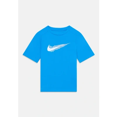 Image of Nike Dri FIT Multi Short Sleeve Tee Blue, Size L Junior for Active Play and Running