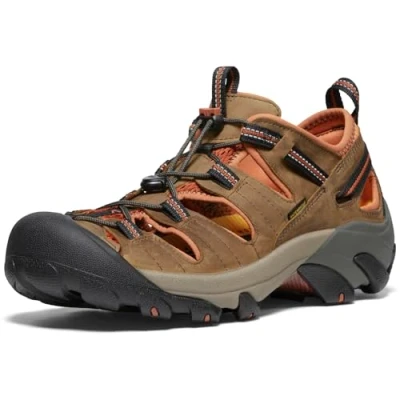 Image of KEEN Men&#039;s Arroyo 2 Sandal, Black Olive/Bombay Brown, 7 UK