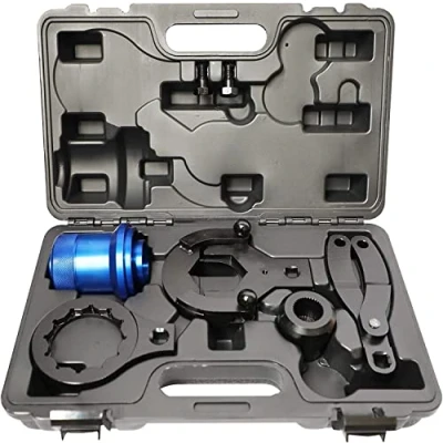Image of ZKTOOL Rear Drive Axle Differential Installer Remover Tool Kit Compatible with BMW E70 E90 E91 E92 X3 X5 X6 RWD 4WD Replace 335040 335050 335060 335080 230020 Carrying Case