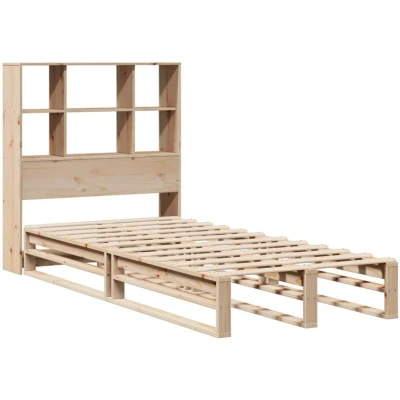 Image of vidaXL Bookcase Bed without Mattress 100x200 cm Solid Wood