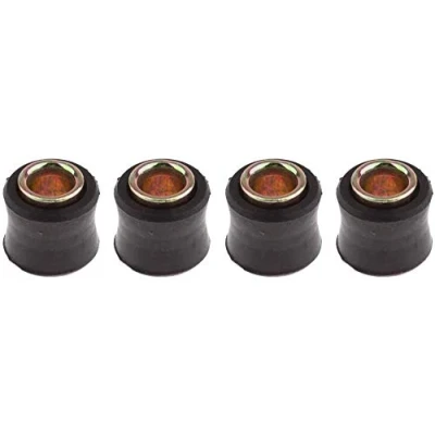 Image of 4 Pcs 10mm Universal Rubber Bushes For Motorcycle Rear Shock Absorber