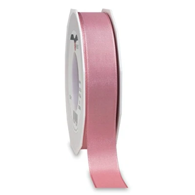 Image of Präsent Europa Taffeta Ribbon Old Pink 25 mm width, 50 m length
