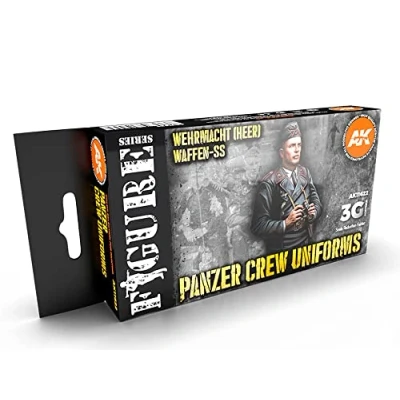 Image of AK Interactive 3rd Gen Panzer Crew Uniforms # 11622, Black