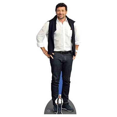 Image of Star Cutouts CS921 Patrick Bruel (Casual) Lifesize Cardboard Cutout/Standee/Standup Perfect for Parties, Fans, Displays and Collectors Height 182cm Width 73cm